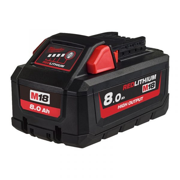 Milwaukee m18b5 m18 high output 8.0ah battery - EPG Machinery